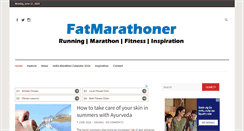 Desktop Screenshot of fatmarathoner.com